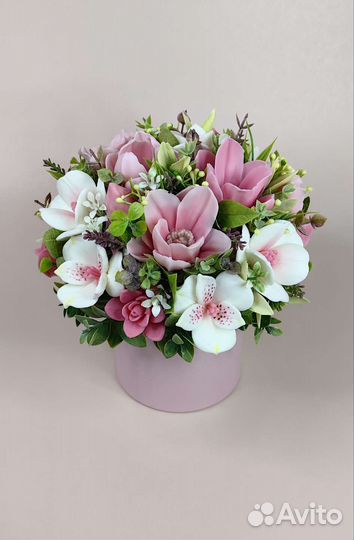 Мыло. Букет ручной работы