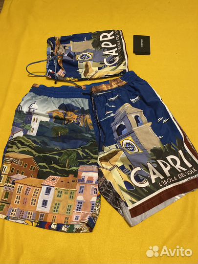 Шорты плавки мужские Dolce&Gabbana,50.Оригинал