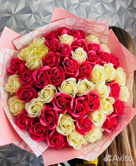 51 роза 101 роза 151роза 201роза мыльные розы