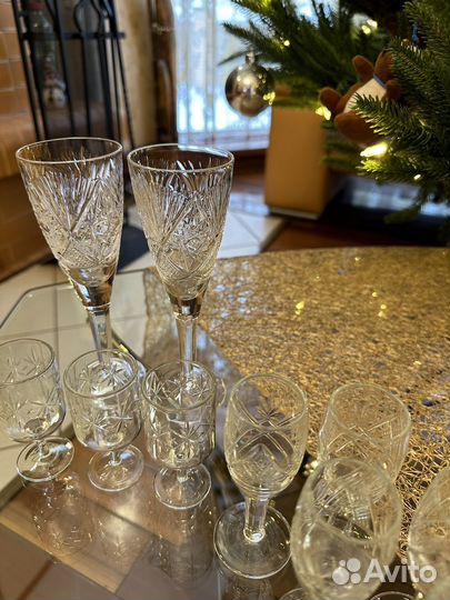 Хрустальные рюмки СССР