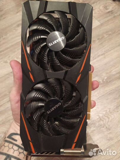 Видеокарта gigabyte rx 570 4gb