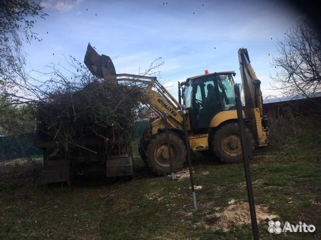 Выравнивание, расчистка участков под строительство