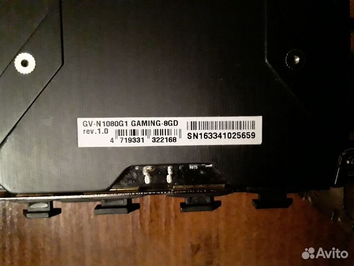 Видеокарта Gigabyte GeForce GTX 1080 G1 gaming 8Гб