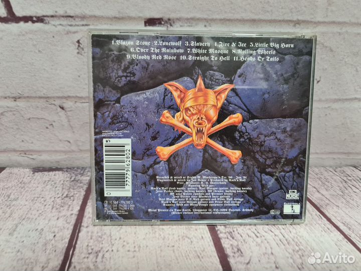 Фирменный CD Running Wild - Blazon Stone 1991г
