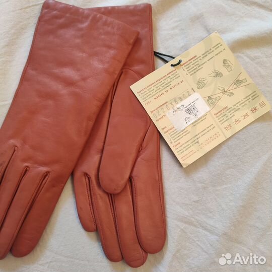 Перчатки женские лайковая кожа