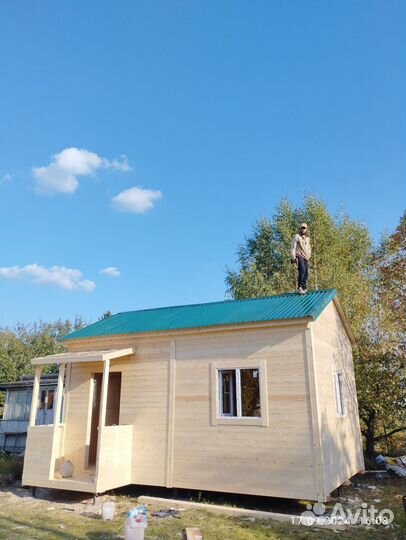 Дачный домик каркасный