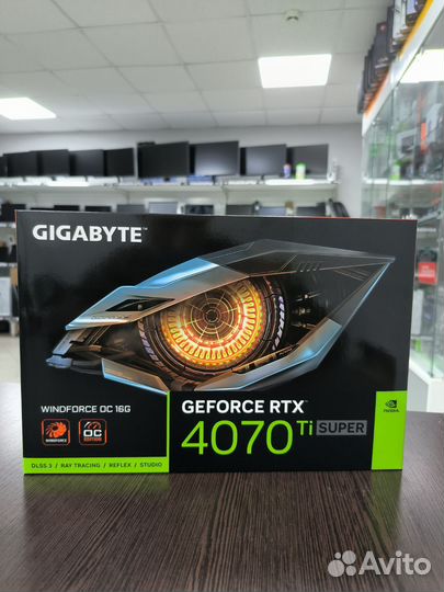 Видеокарта Gigabyte 4070ti super windforce OC 16gb