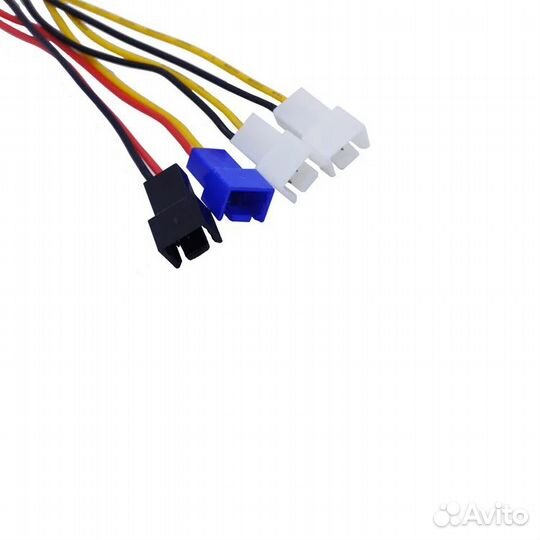 Fan Hub сплиттер Molex на 4x 3/4 Pin