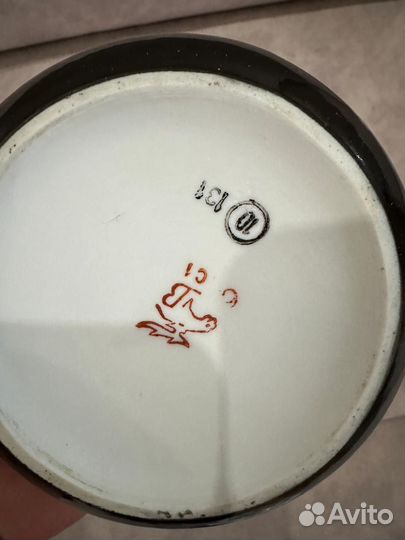 Чайный сервиз вербилки СССР Пионы