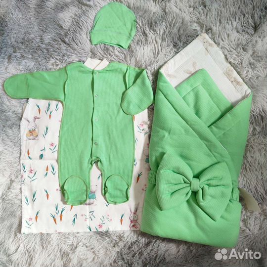 Комплект на выписку новый Loves mammy 5 предметов