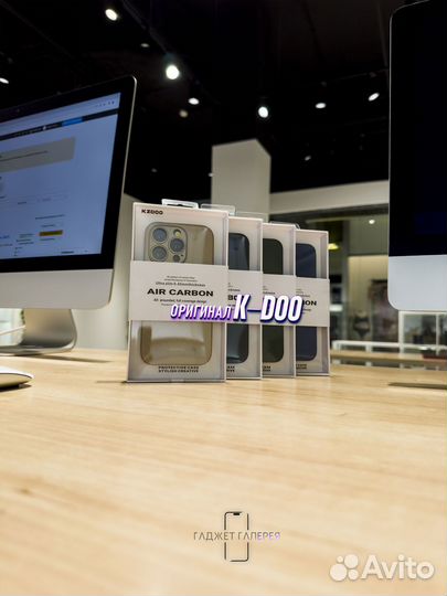 Чехол K-DOO Air Carbon для iPhone