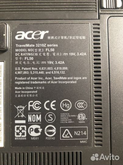 Ноутбук acer