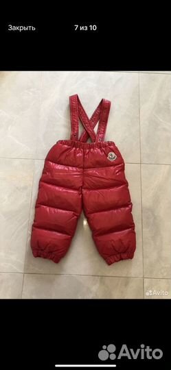 Пуховик moncler детский