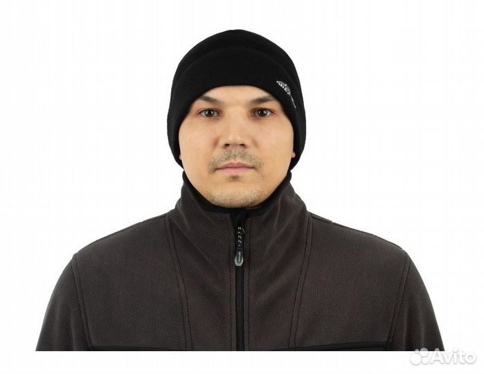 Шапка флисовая кама черный grayling