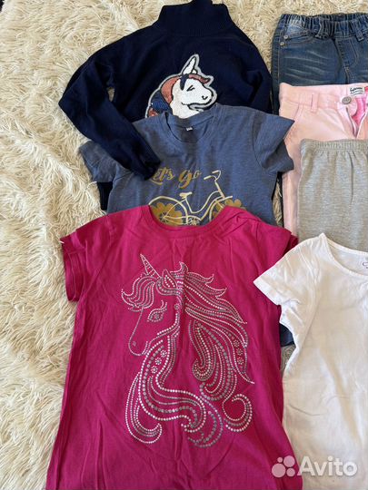 Вещи пакетом на девочку 116 -134