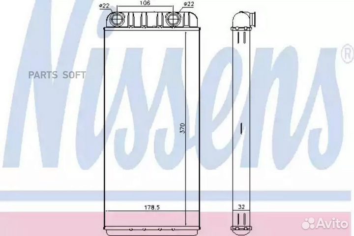 Радиатор отопителя volvo FH series (2003) FH 16 54