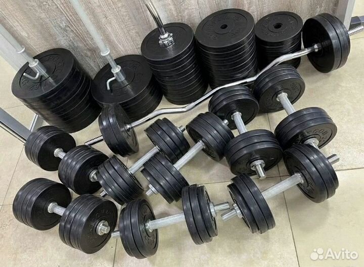 Гантели Штанга Блины