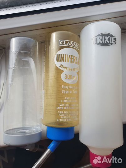 Поилка для мелких грызунов, кроликов