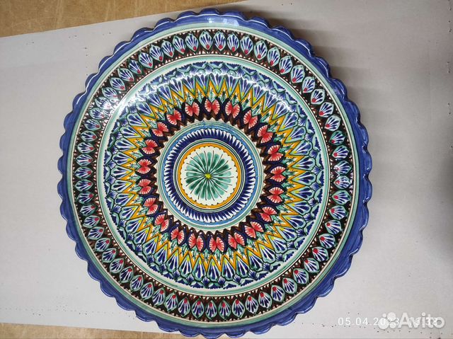 Узбекская посуда: ляганы, тарелки, коса, пиала