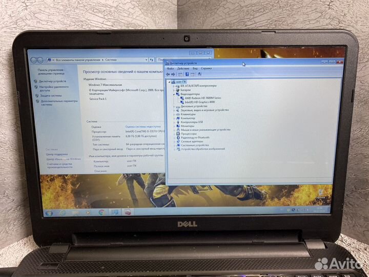 Игровой ноутбук Dell 2 видеокарты/SSD/i5