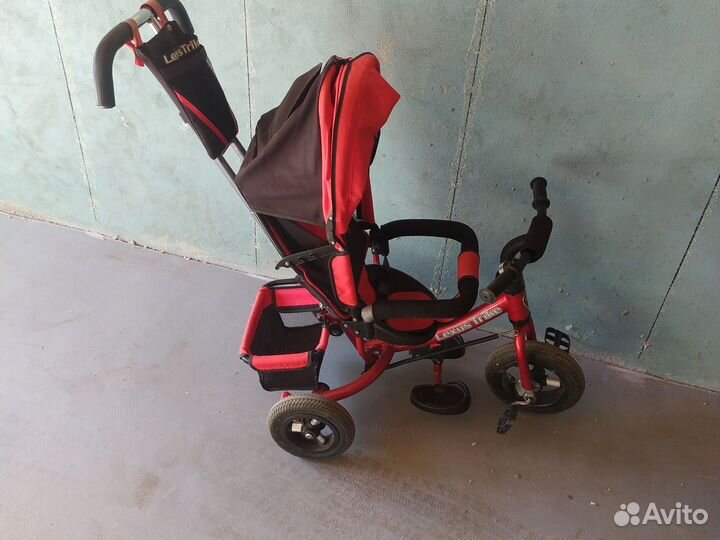 Велосипед коляска с ручкой