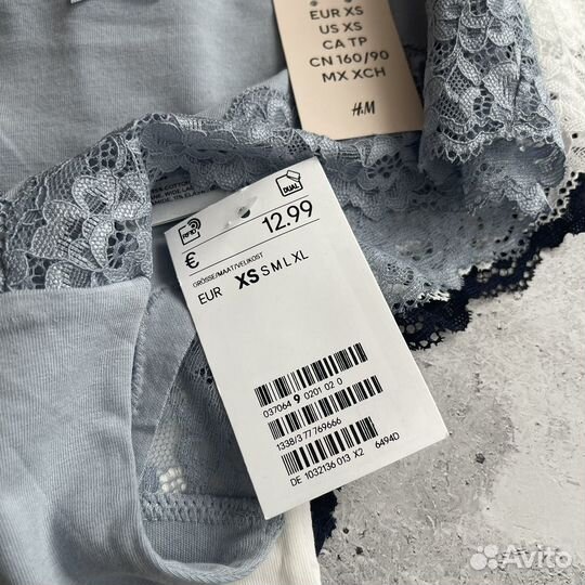 Трусы хипстеры H&M XS S M L