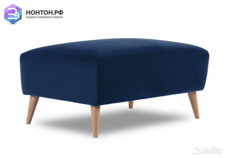 Банкетка Хюгге тёмно-синяя