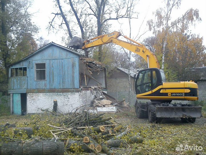 Демонтаж домов и вывоз строительного мусора