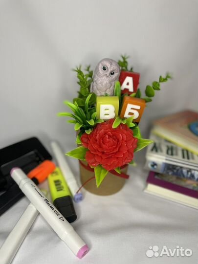 Букет цветов из мыла