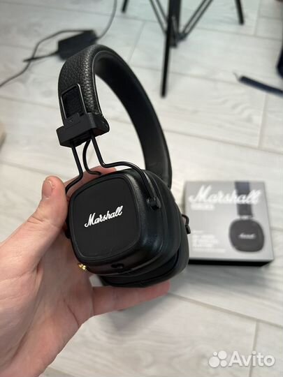 Беспроводные наушники marshall major iv black