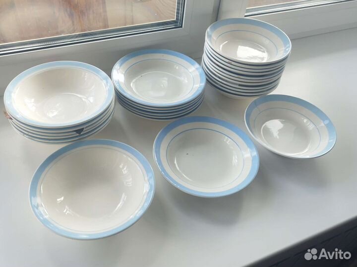 Набор советской столовой посуды