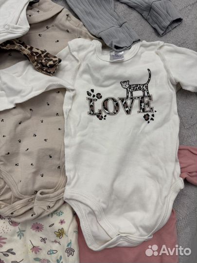 Детские вещи пакетом 68 на девочку