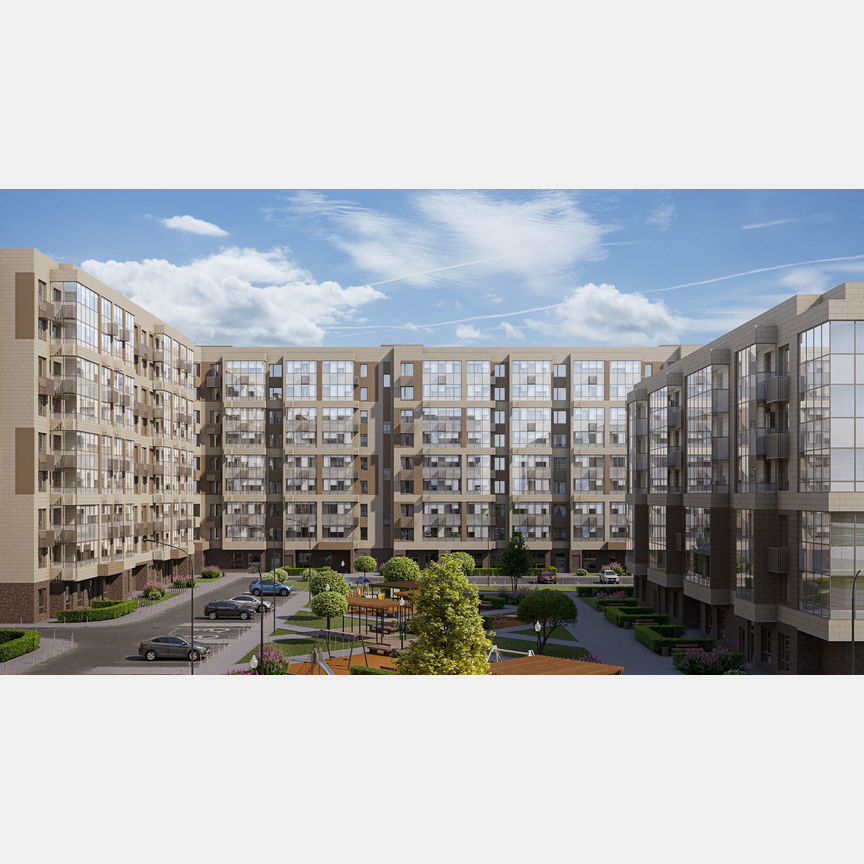 2-к. квартира, 66,9 м², 7/9 эт.