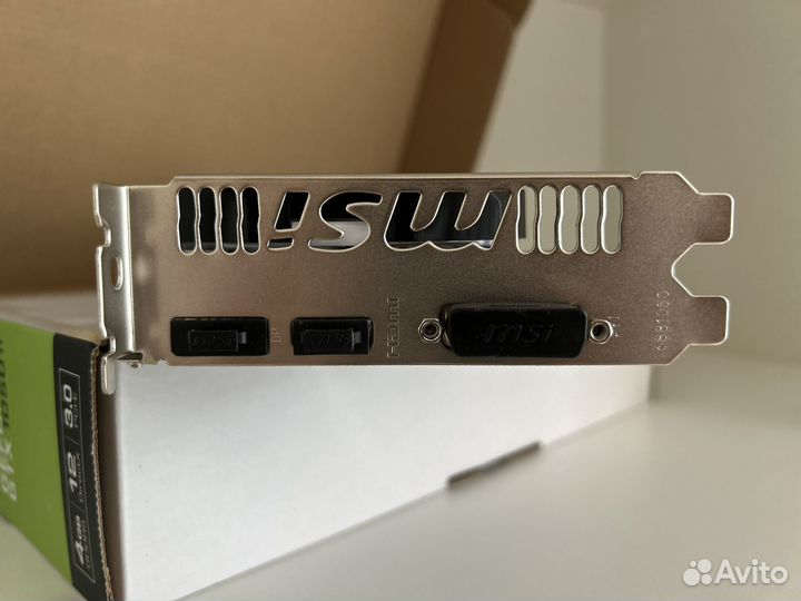 Видеокарта MSI GeForce GTX 1050 Ti 4GT