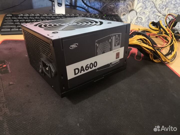 Блок питания Deepcool DA 600w,80+ Bronze,пломба