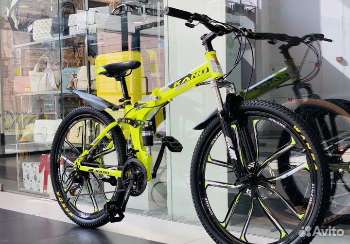 Велосипед складной на литых дисках