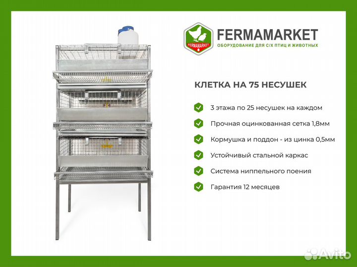 Клетки для перепелов Соколовый