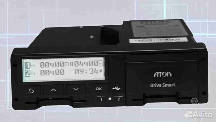 Тахограф Atol с чипом скзи (под гарантию)