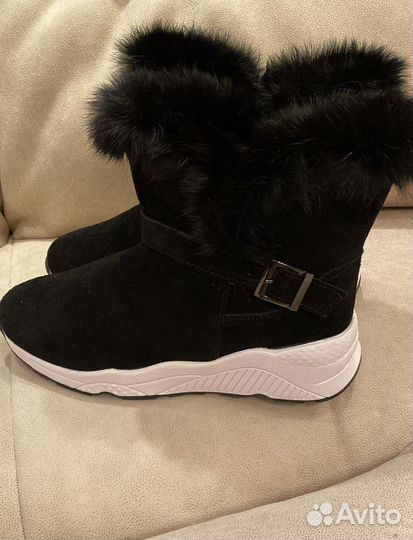 Дутики Alessio Nesca новые натур замша шерсть