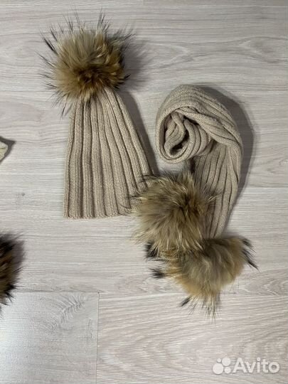 Комплект шапка и шарф