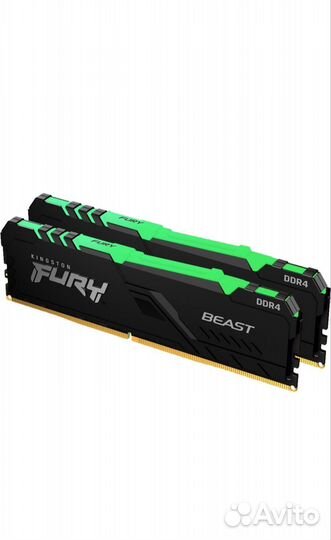 Оперативная память ddr4 kingston fury 16gb 3600Mhz
