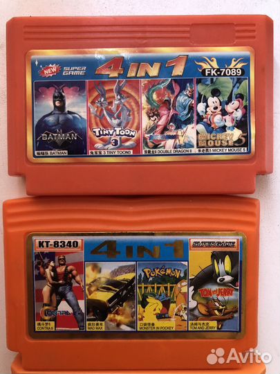 Коллекция картриджей dendy