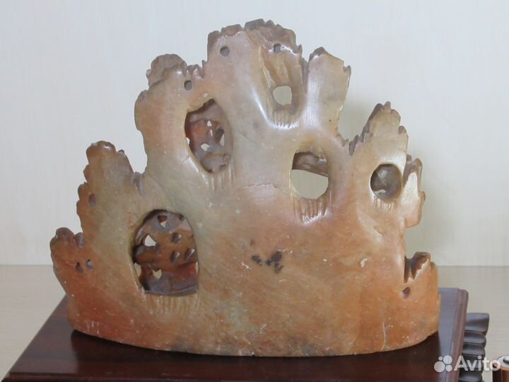 Композиция резная из камня. Китай 19 в