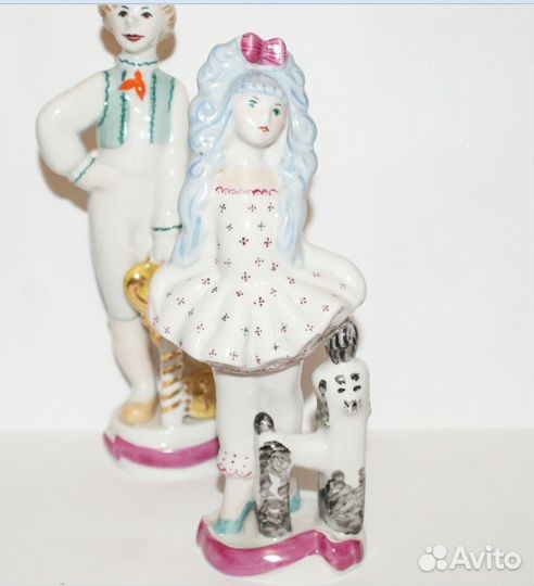 Статуэтка фарфор мальвина буратино Киев 1980-е