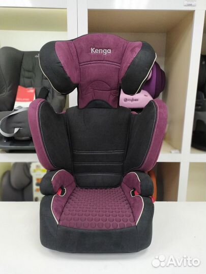 Автокресло 15-36кг изофикс Kenga фиолетовый