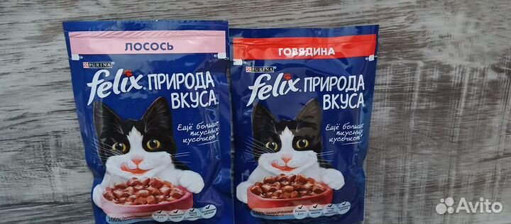 Влажный корм для кошек феликс