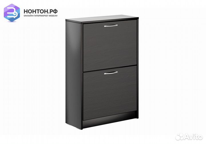 Тумба для обуви Орион 2 ячейки дуб венге