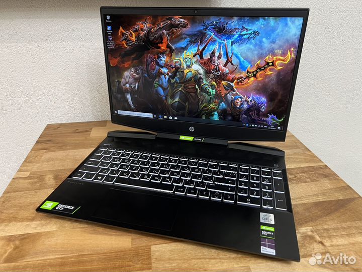 HP Gaming i5-10300H 12Gb GTX 1650 DDR6 SSD 512+HDD