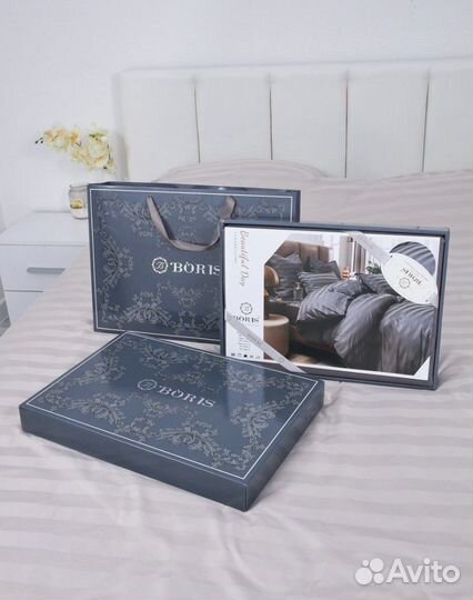 Постельное белье евро страйп сатин разные цвета