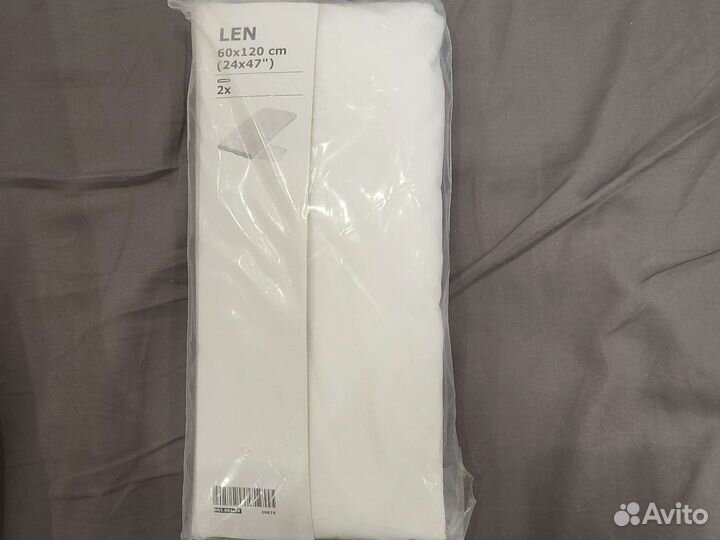 IKEA LEN Простыня натяжная для детской кроватки